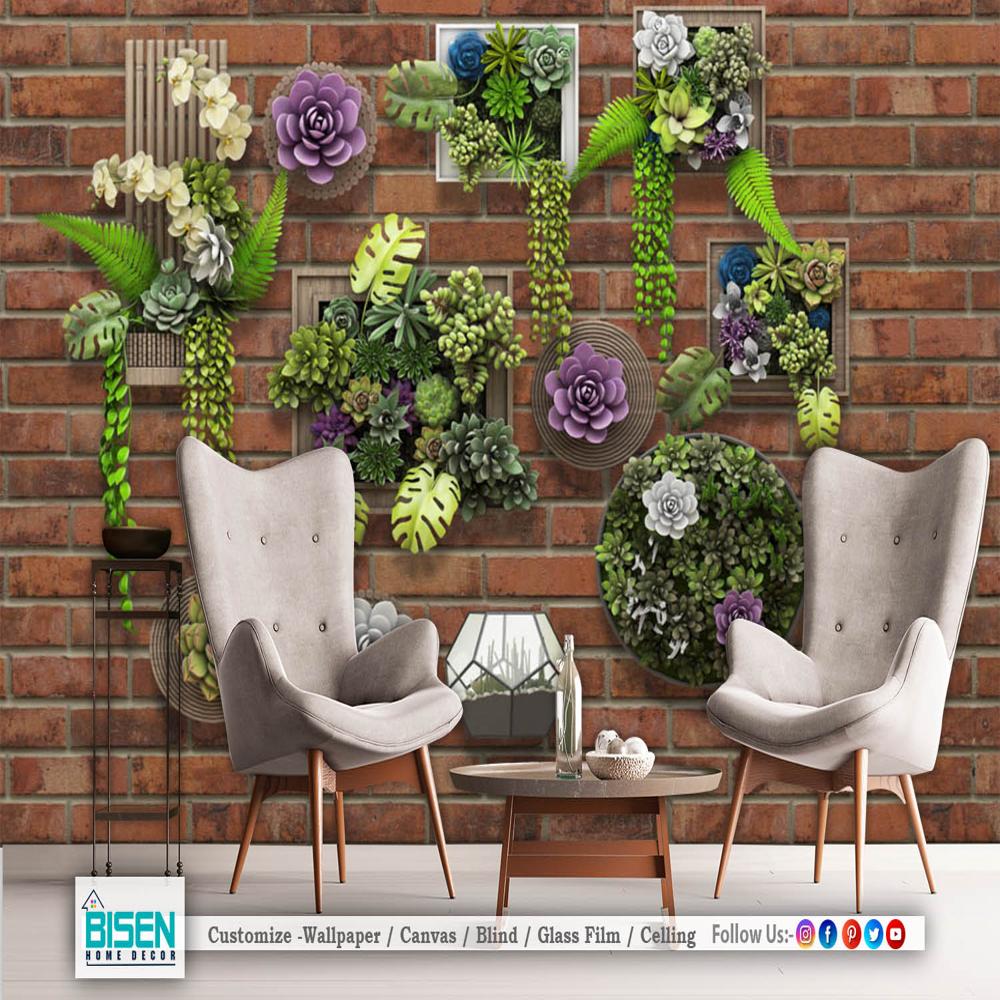Tropical Wall Design - Material: Non Woven