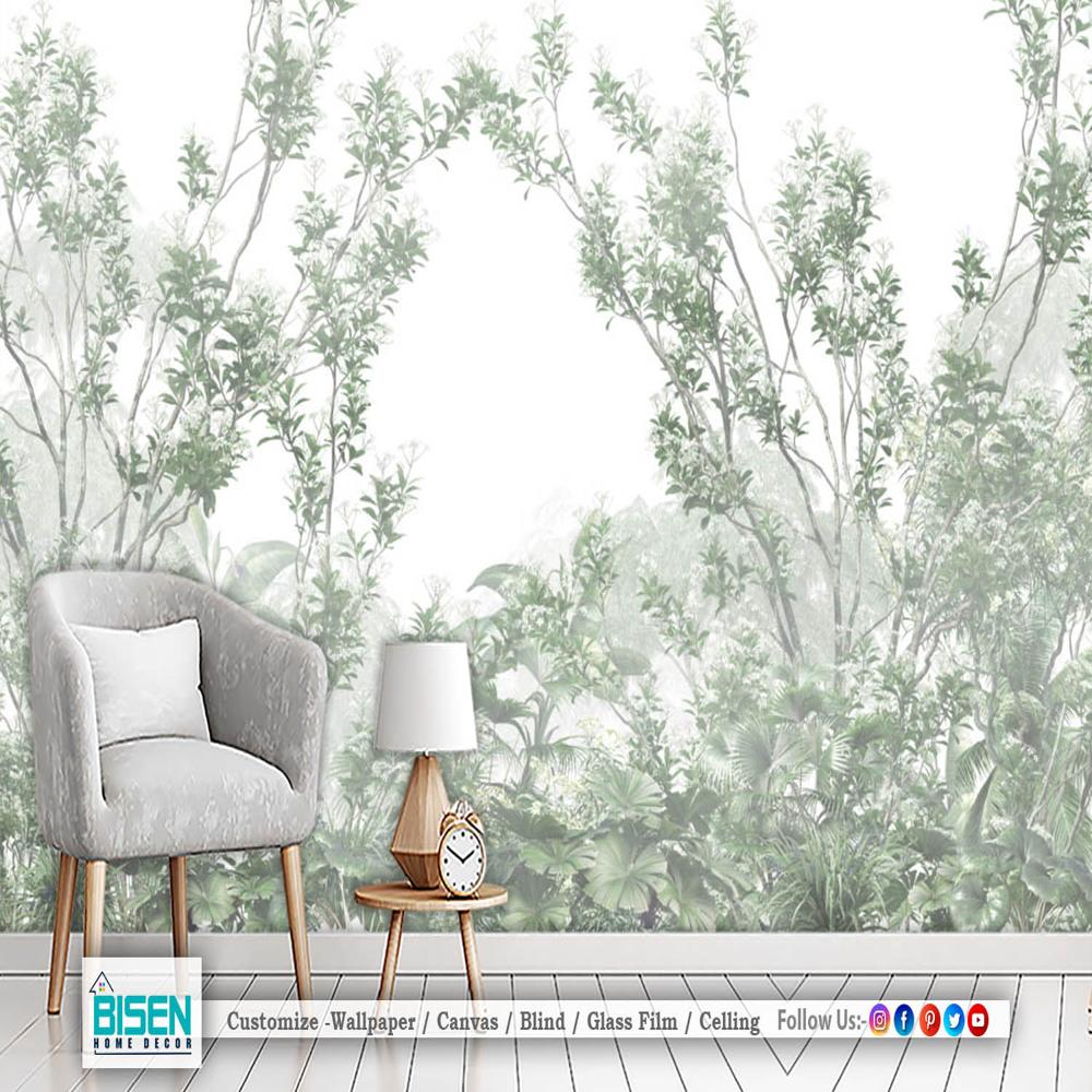 Tropical Wall Design - Material: Non Woven