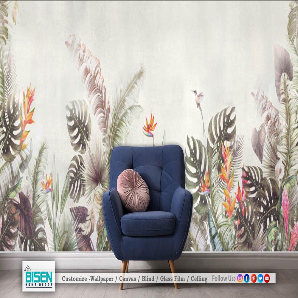 Tropical Wall Design - Material: Non Woven
