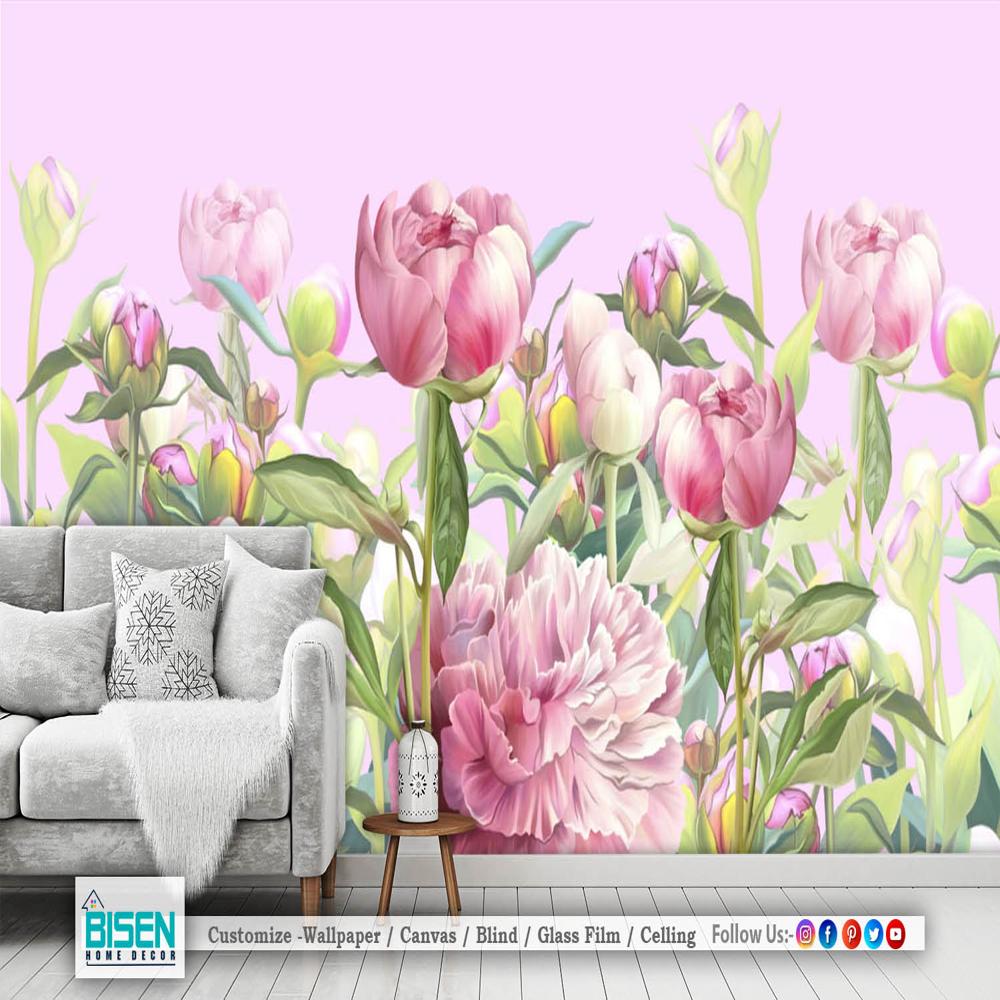 3d Tropical Wallpaper - Material: Non Woven