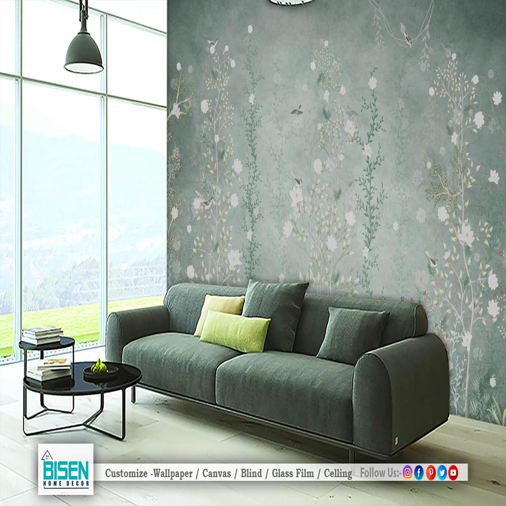 luxury tropical wall mural