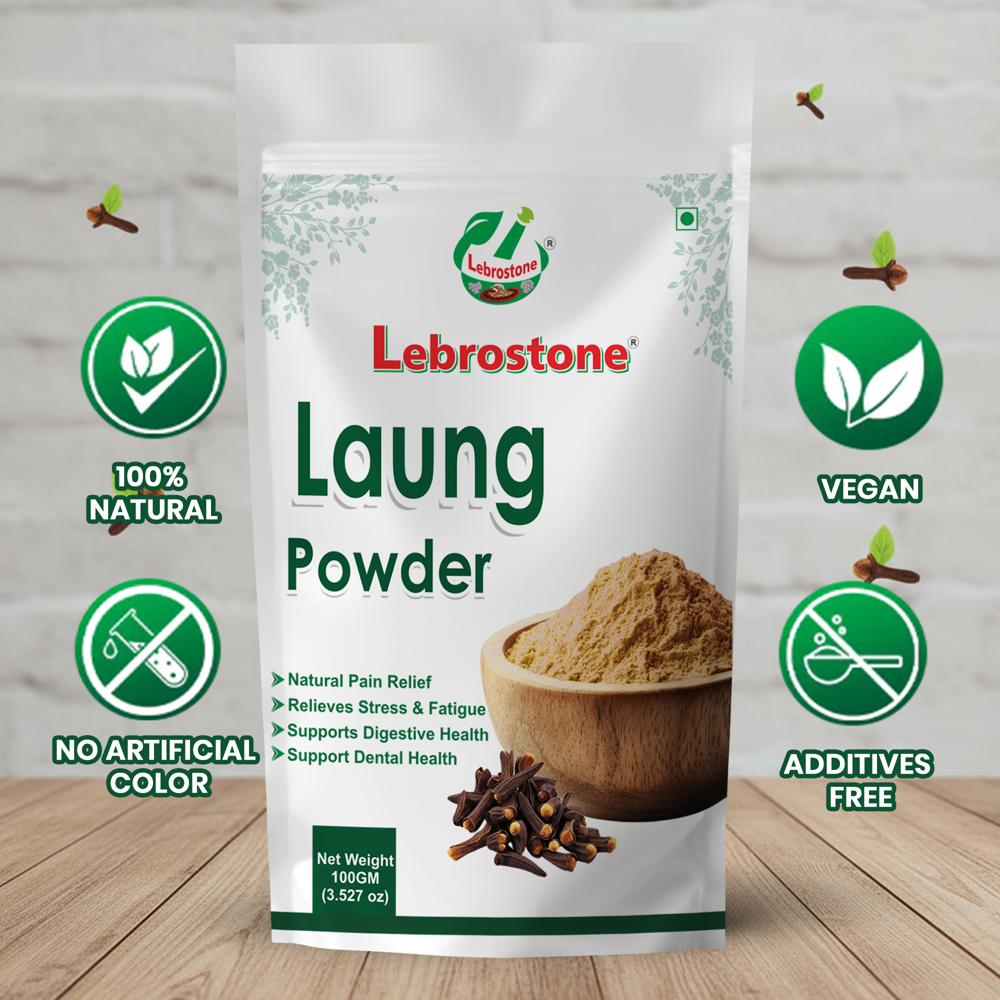 Lebrostone Laung Herbal Powder | Supports Digestion, Stress Relief & Oral Health|100g