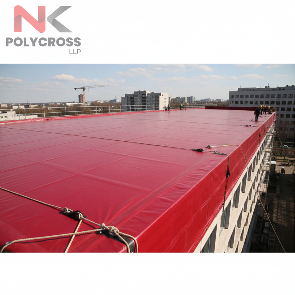 Premium Polymers Sheet - Application: Industrial & Warehouse Cover Construction Site Protection Outdoor Roofing & Shade Agriculture & Farm Use Packaging