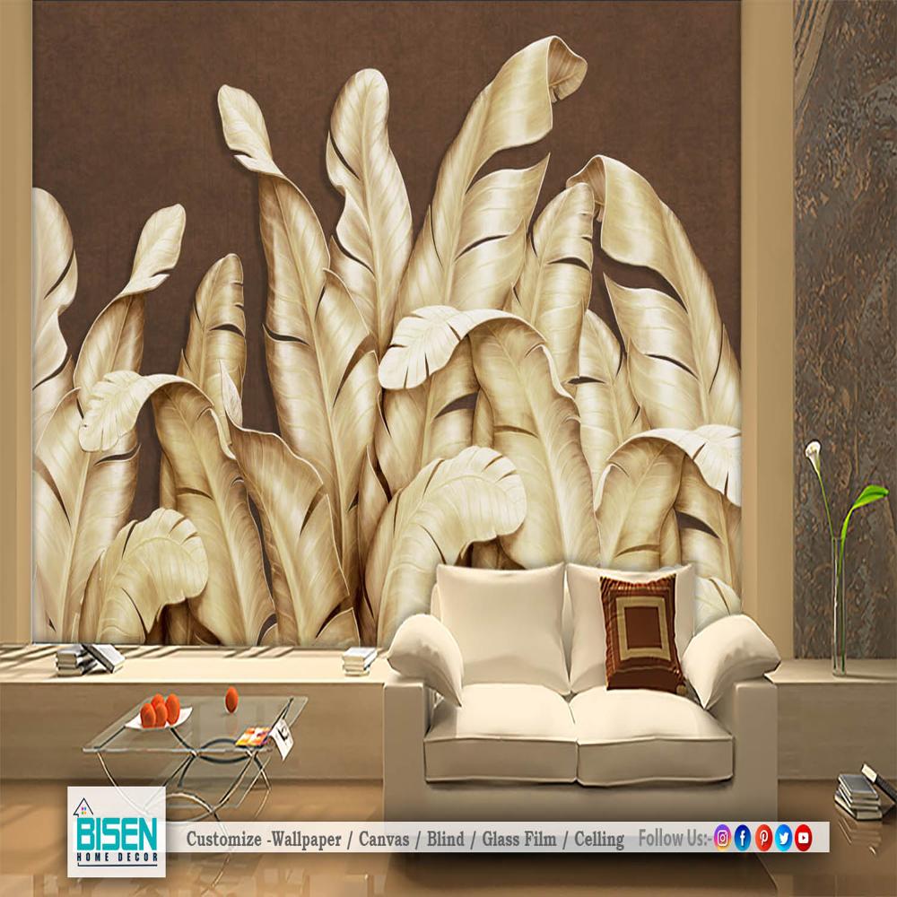 bedroom tropical wall design