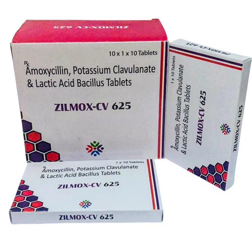 Amoxicillin Potassium Clavulanate Lactic Acid Tablet