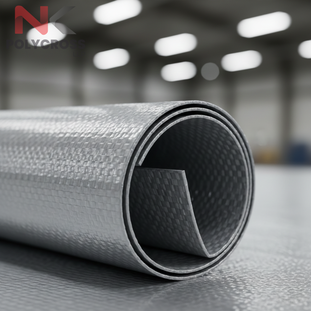 Nylon Reinforced Sheet - Application: Industrial & Warehouse Covers Construction & Infrastructure Projects Truck