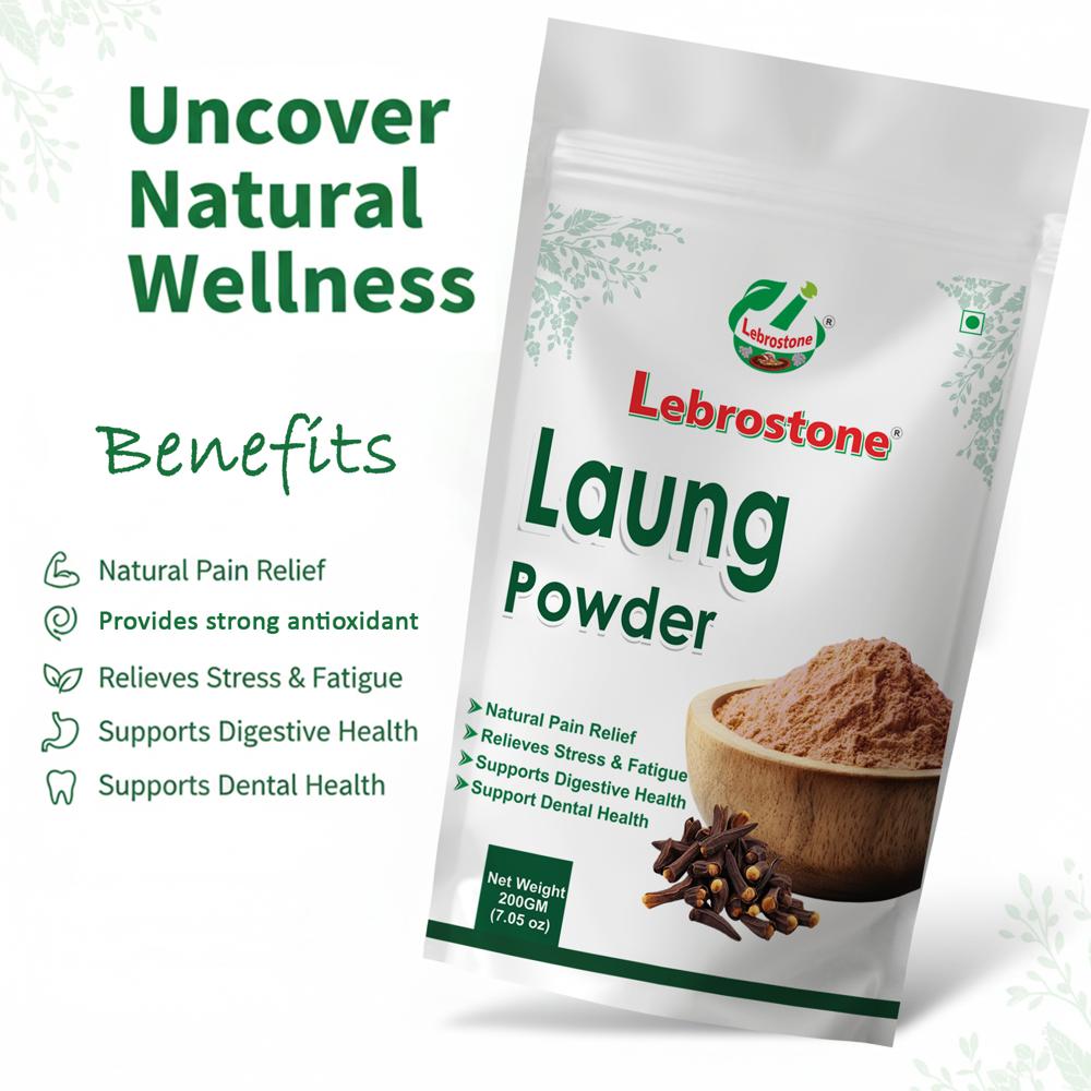 Lebrostone Laung Herbal Powder | Supports Digestion, Stress Relief & Oral Health|200g