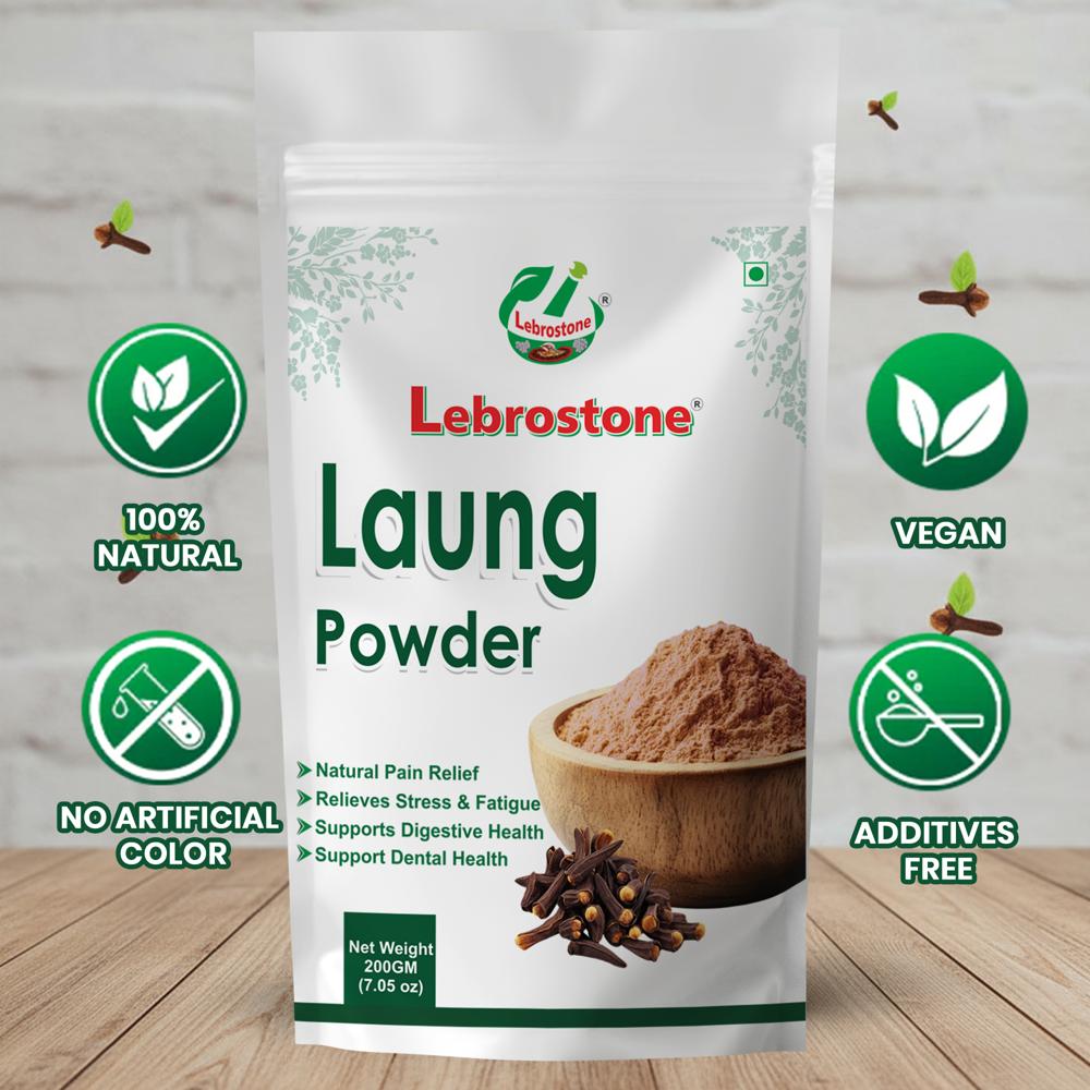 Lebrostone Laung Herbal Powder | Supports Digestion, Stress Relief & Oral Health|200g