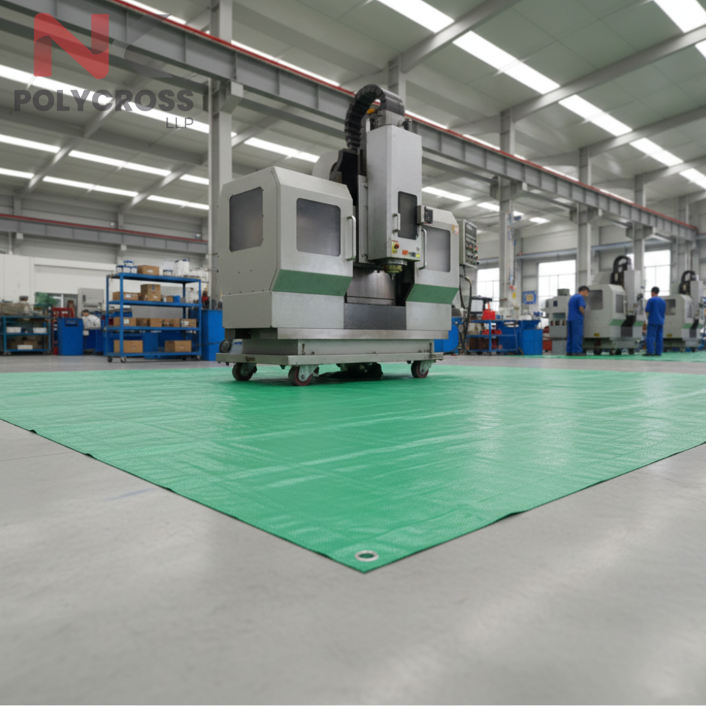 High Density Poly Sheet - Application: Industrial & Warehouse Covers Construction Site Protection Agriculture & Farm Use Packaging