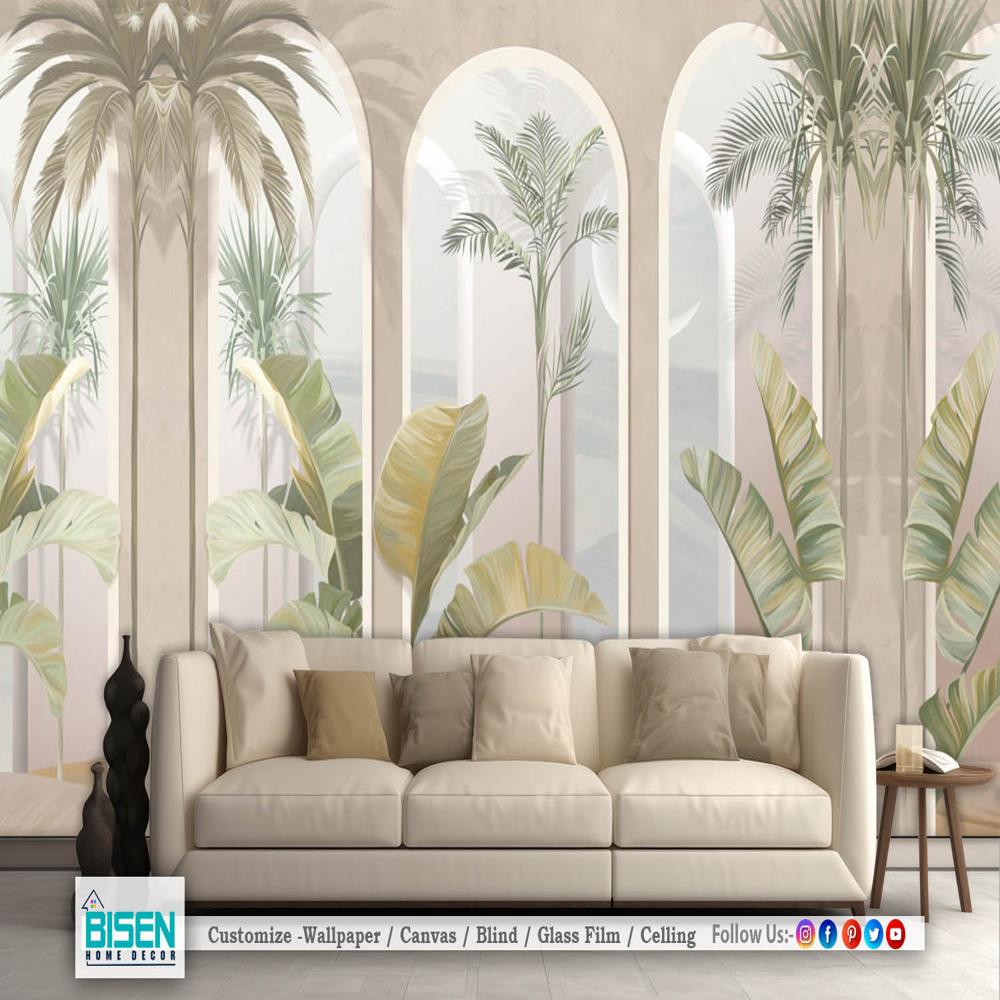 Leaf Wallpaper - Material: Non Woven