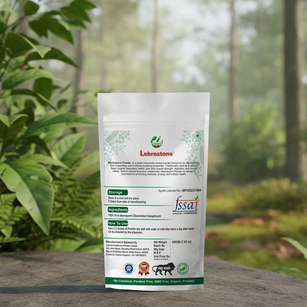 Lebrostone Mashaparni Herbal Powder | Joint & Bone Wellness, Muscle Strength & Digestion