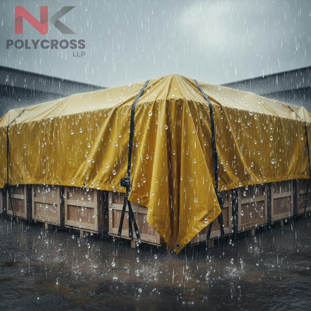 Waterproof Polymer - Application: Industrial & Warehouse Cover  Construction Site Protection  Agriculture & Farm Use  Truck / Container / Cargo Cover  Temporary Roofing & Outdoor Shade  Packaging