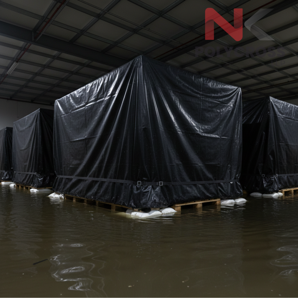 Waterproof Polymer - Application: Industrial & Warehouse Cover  Construction Site Protection  Agriculture & Farm Use  Truck / Container / Cargo Cover  Temporary Roofing & Outdoor Shade  Packaging