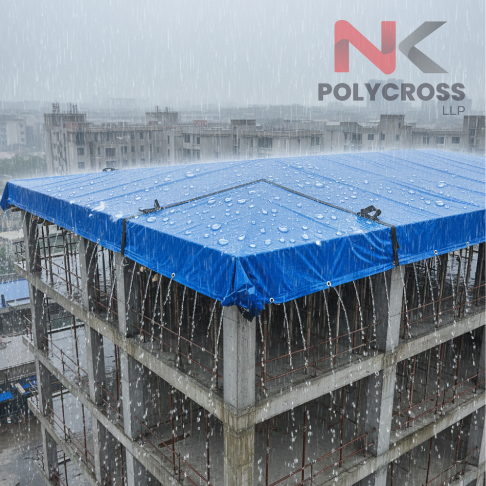 Waterproof Polymer - Application: Industrial & Warehouse Cover  Construction Site Protection  Agriculture & Farm Use  Truck / Container / Cargo Cover  Temporary Roofing & Outdoor Shade  Packaging