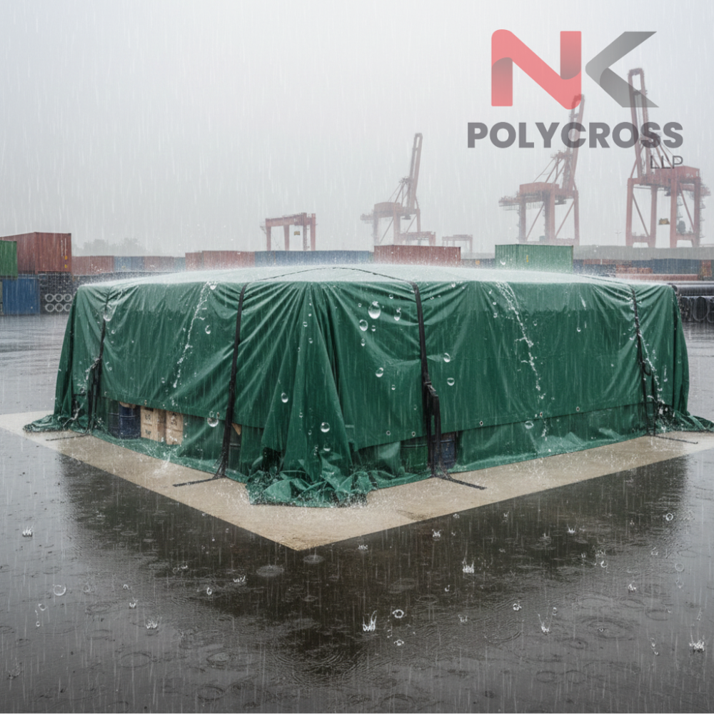 Waterproof Polymer - Application: Industrial & Warehouse Cover  Construction Site Protection  Agriculture & Farm Use  Truck / Container / Cargo Cover  Temporary Roofing & Outdoor Shade  Packaging