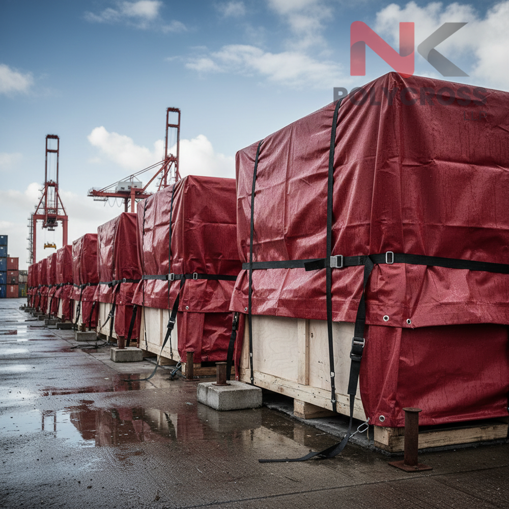 Weather Resistant Polymer - Application: Outdoor Roofing & Shade Industrial & Construction Sites Warehouse & Storage Protection Agriculture & Farm Use Vehicle