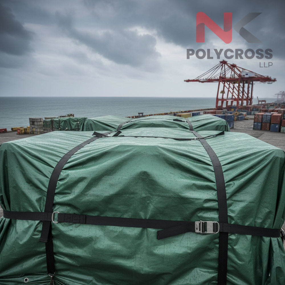 Weather Resistant Polymer - Application: Outdoor Roofing & Shade Industrial & Construction Sites Warehouse & Storage Protection Agriculture & Farm Use Vehicle