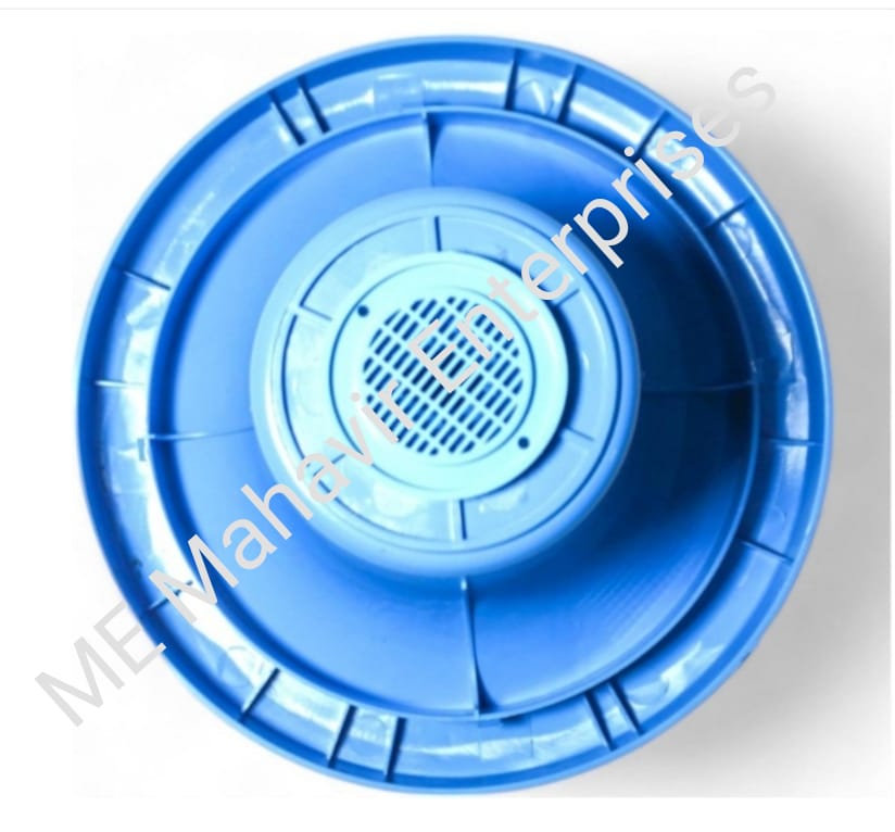 Plastic Bottle Bubble Top Cap - Color: Blue
