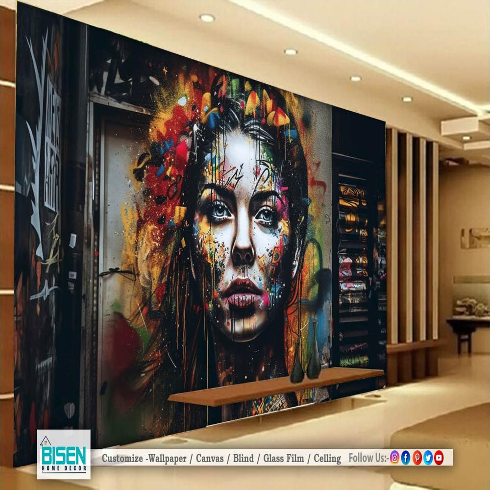 Cafe Wallpaper - Material: Non Woven