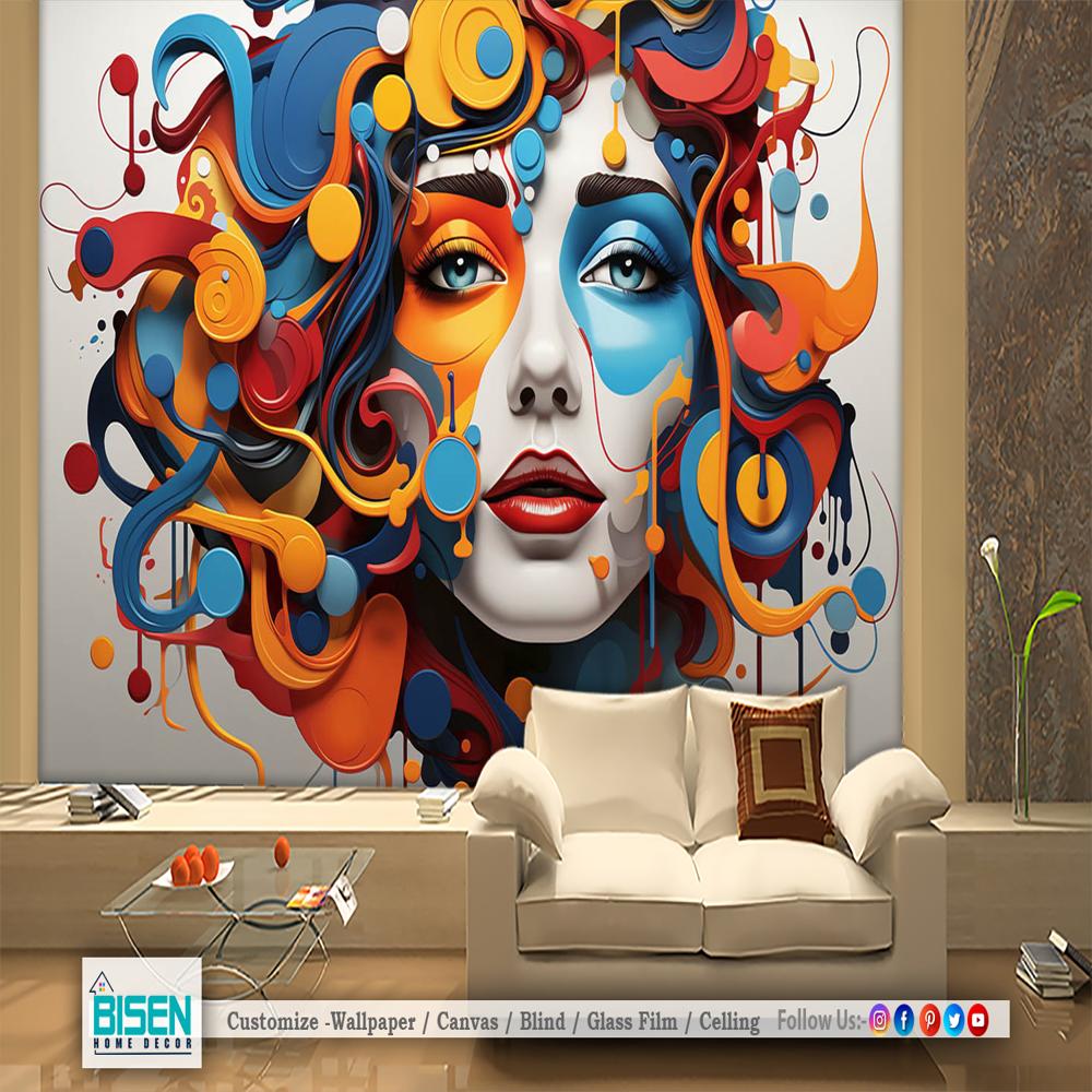 Cafe Wallpaper - Material: Non Woven