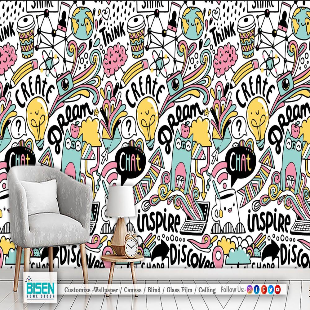 girls room wallpaper