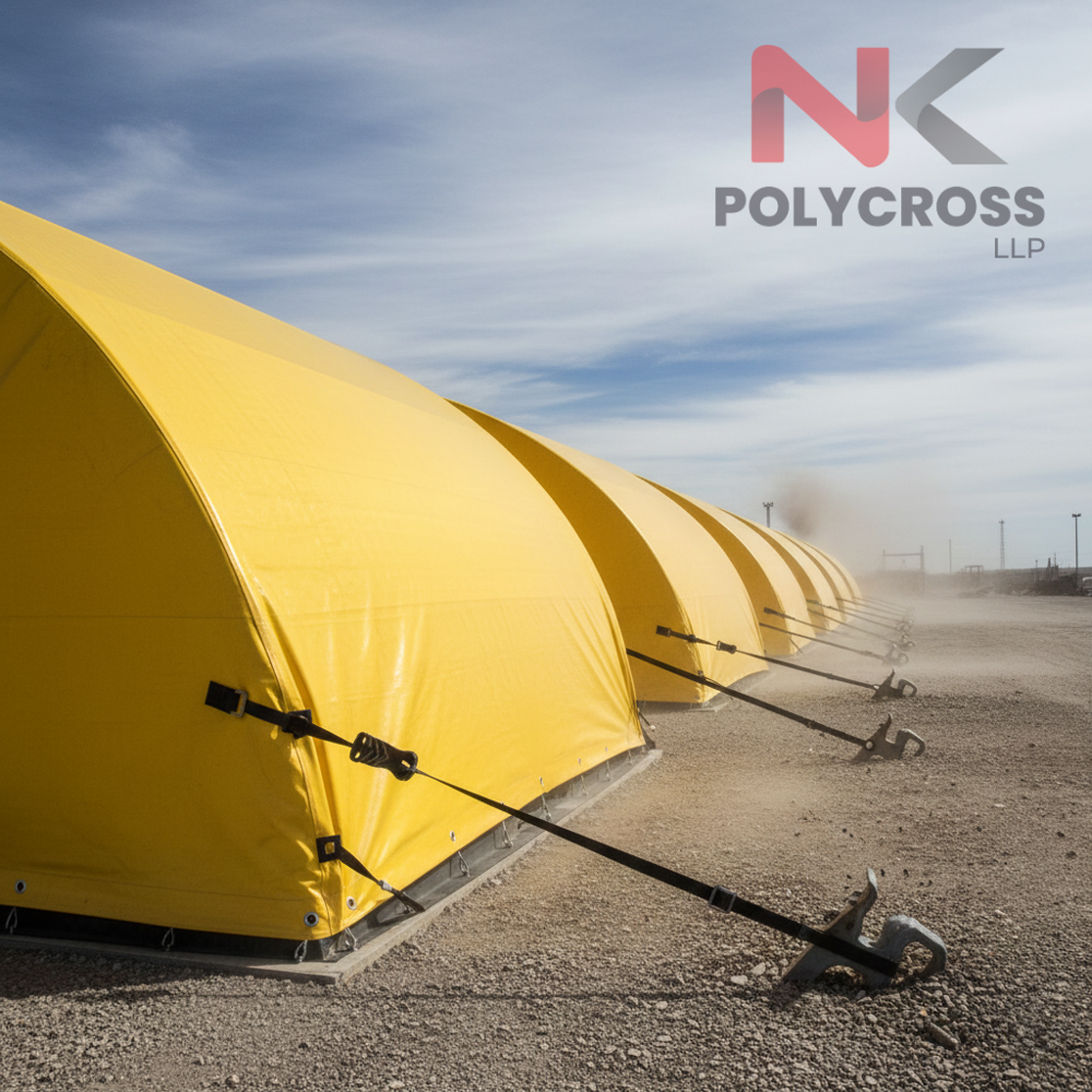 Wind Resistant Tarpaulin