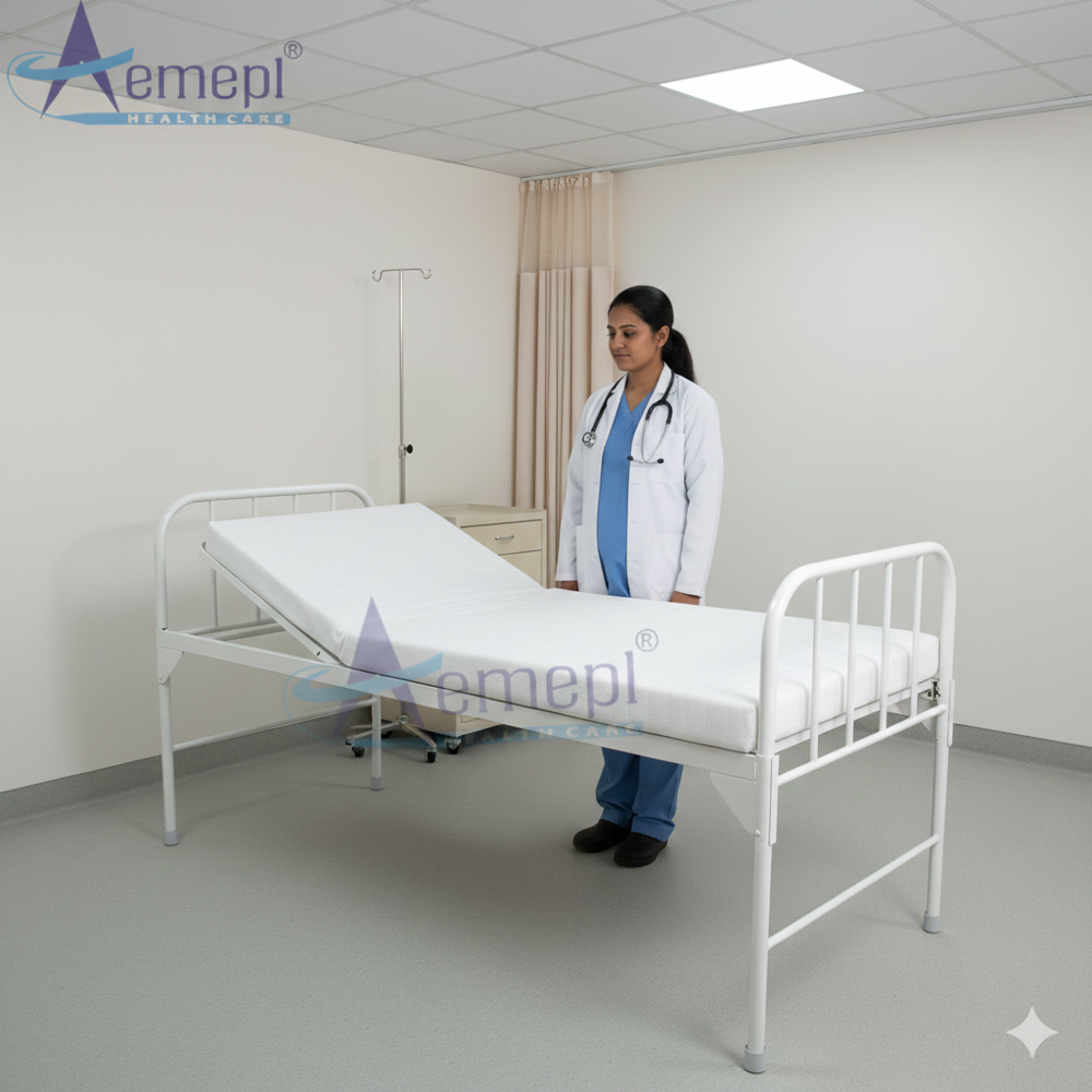 Plain Hospital Bed - Dimension (L*w*h): 75*35.5*23 Inch (In)