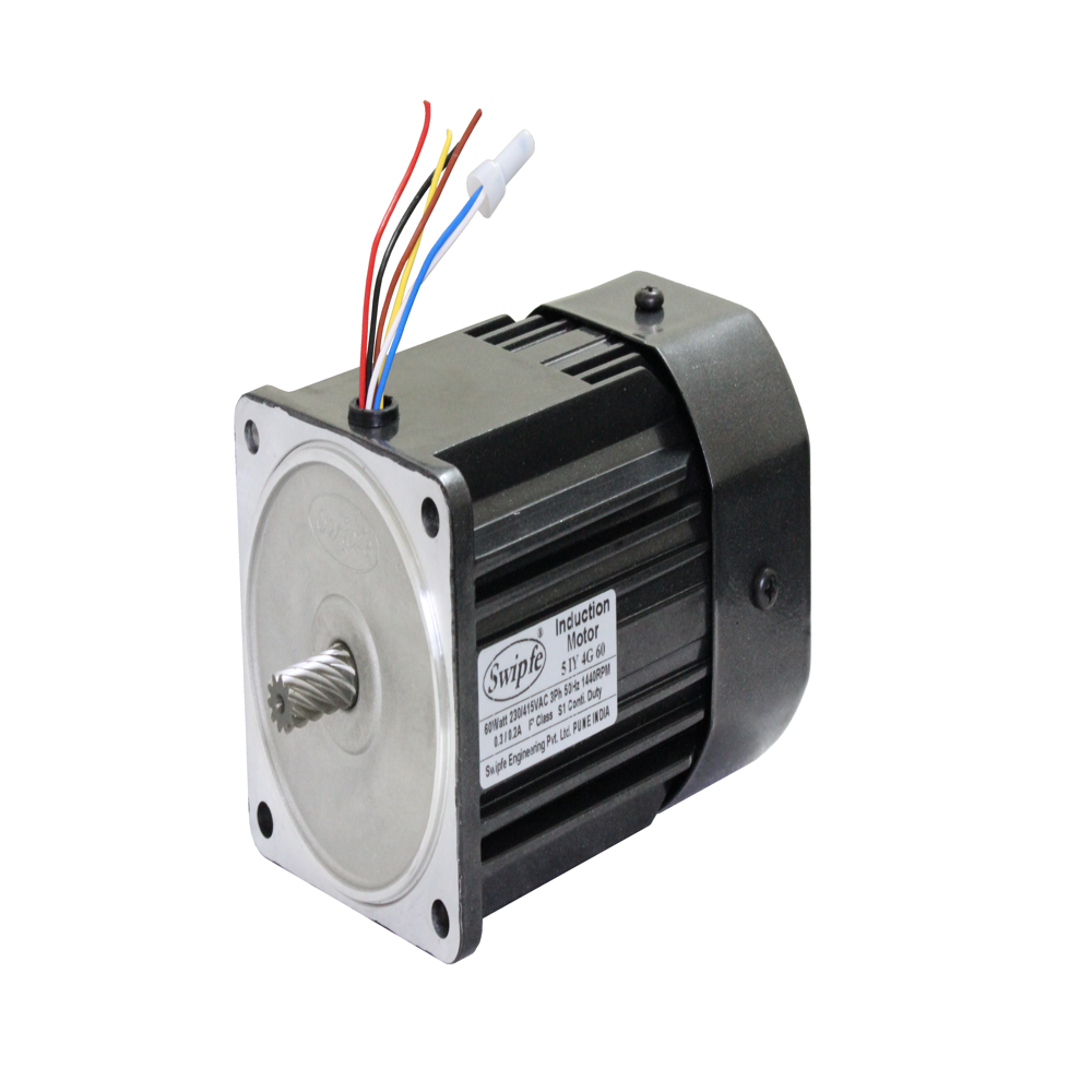 AC Gear Motor 60 Watt 3 Phase