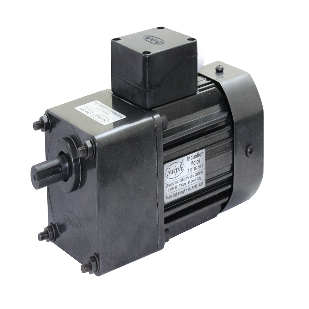 AC Gear Motor 60 Watt 3 Phase
