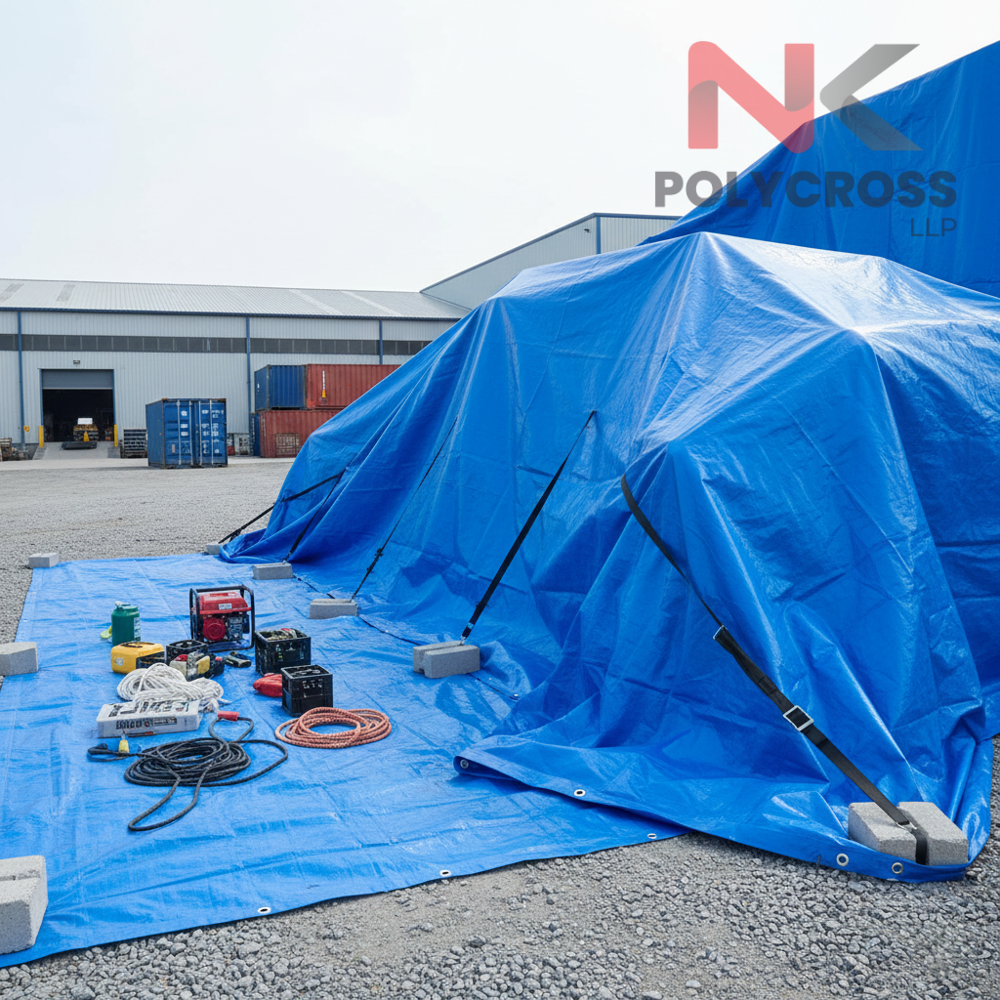 Portable Protection Sheet - Color: Blue