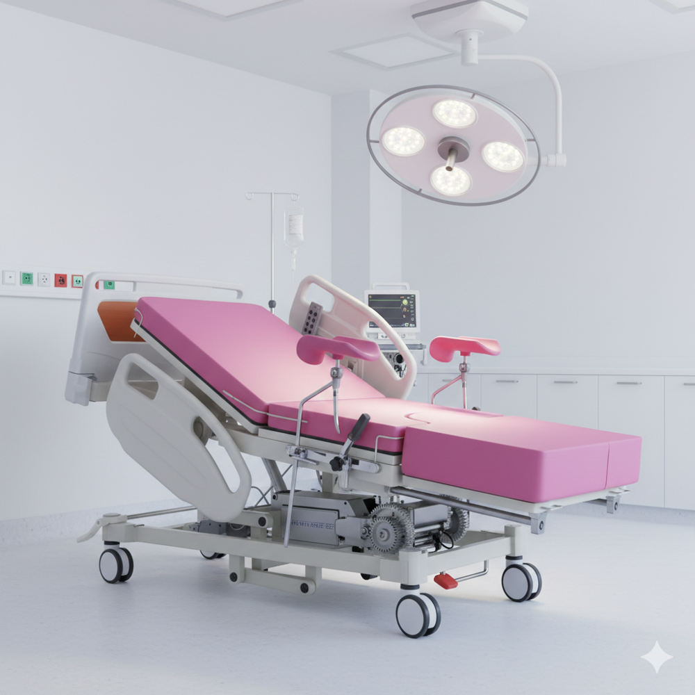 Electric Labour Bed - Color: Various Color Available