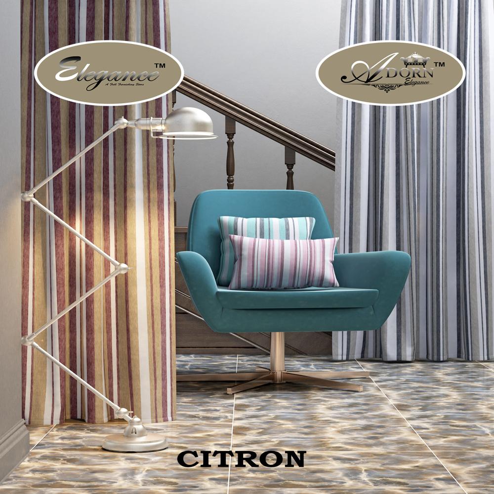 Citron Curtain Fabric
