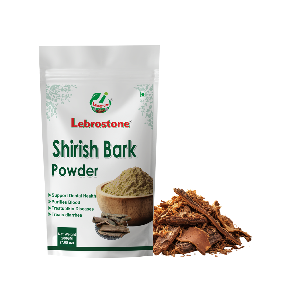 Lebrostone Shirish Bark Powder  Herbal Remedy for Skin Health, Allergy Relief & Lung Support(200g)