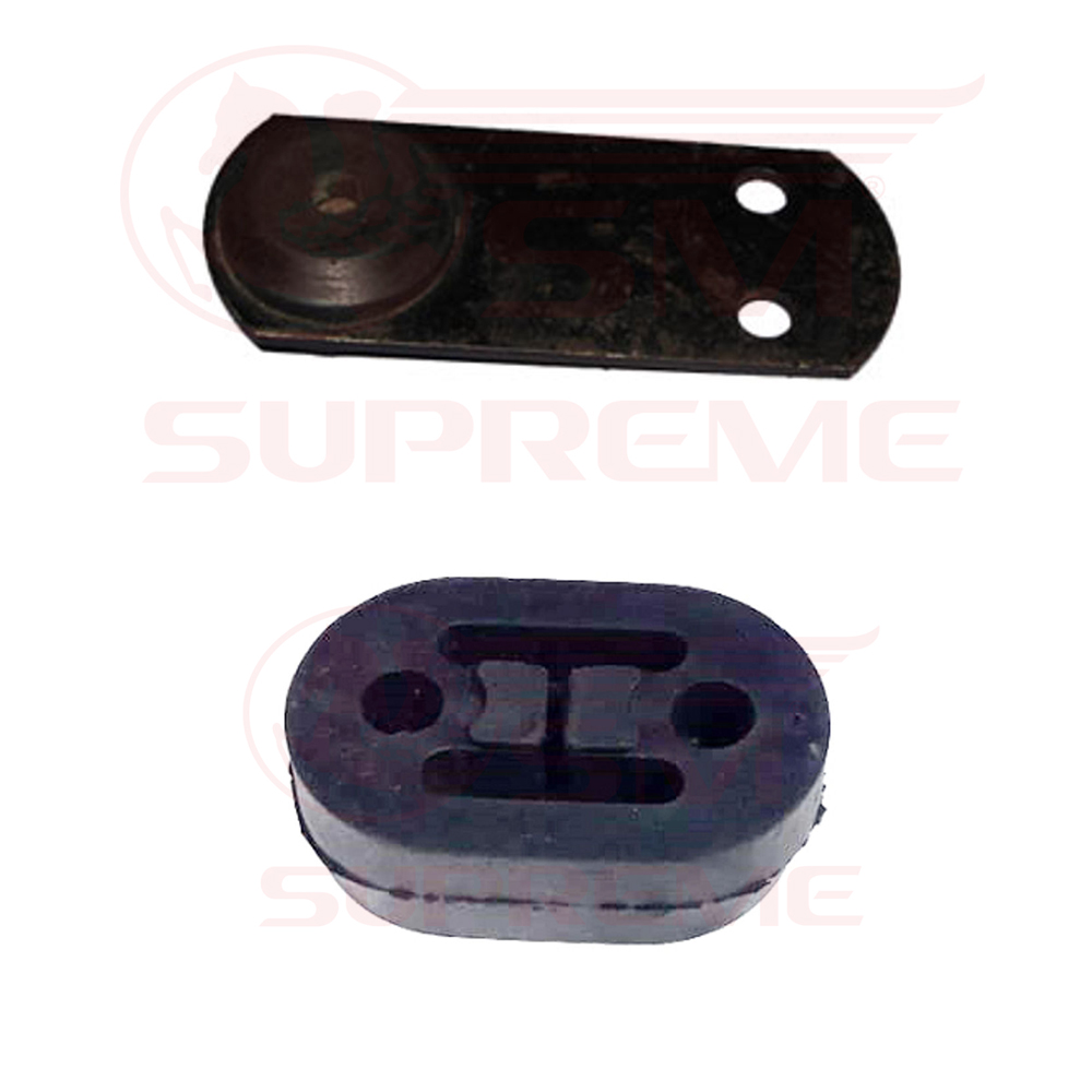 Suspenders - Exhaust Tail Pipe - Color: Black