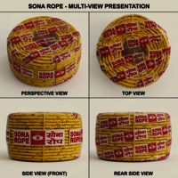 Yellow Polypropylene Rope - Rolls In A Packet: 1