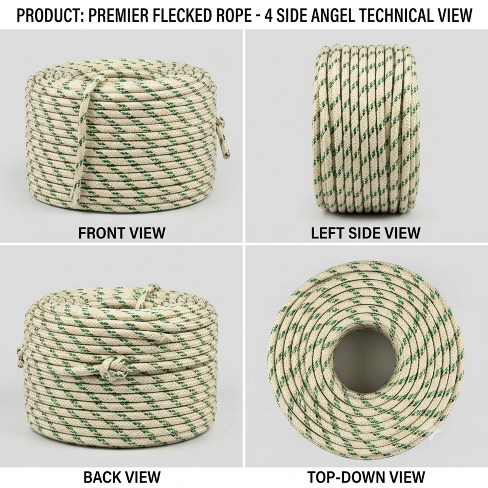 Resham Rope - Color: White