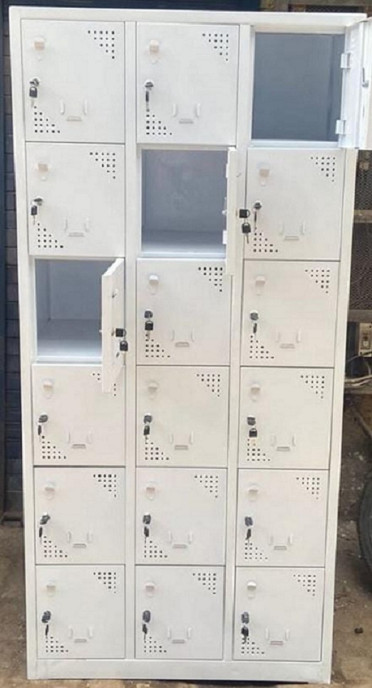 Staff Storage Locker - Iron, Standard Size, All Colors Available | Easy Installation, Space-saving, Non-corrosive, Rigid Build, 1 Year Warranty