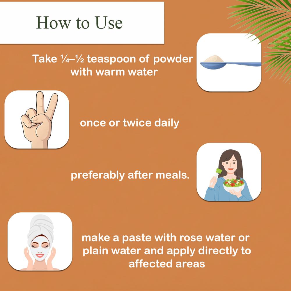 Lebrostone Lodhra Herbal Powder | Skin Glow, Digestive Balance & Detox Support|100g