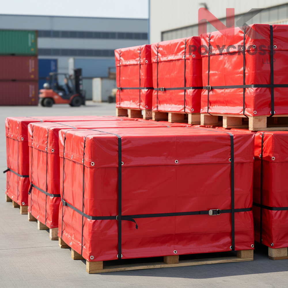 Red Tarpaulin - Application: Construction & Infrastructure Sites  Emergency & Safety Coverage  Temporary Roofing & Outdoor Shelters  Industrial & Warehouse Protection  Agriculture & Farm Use  Packaging
