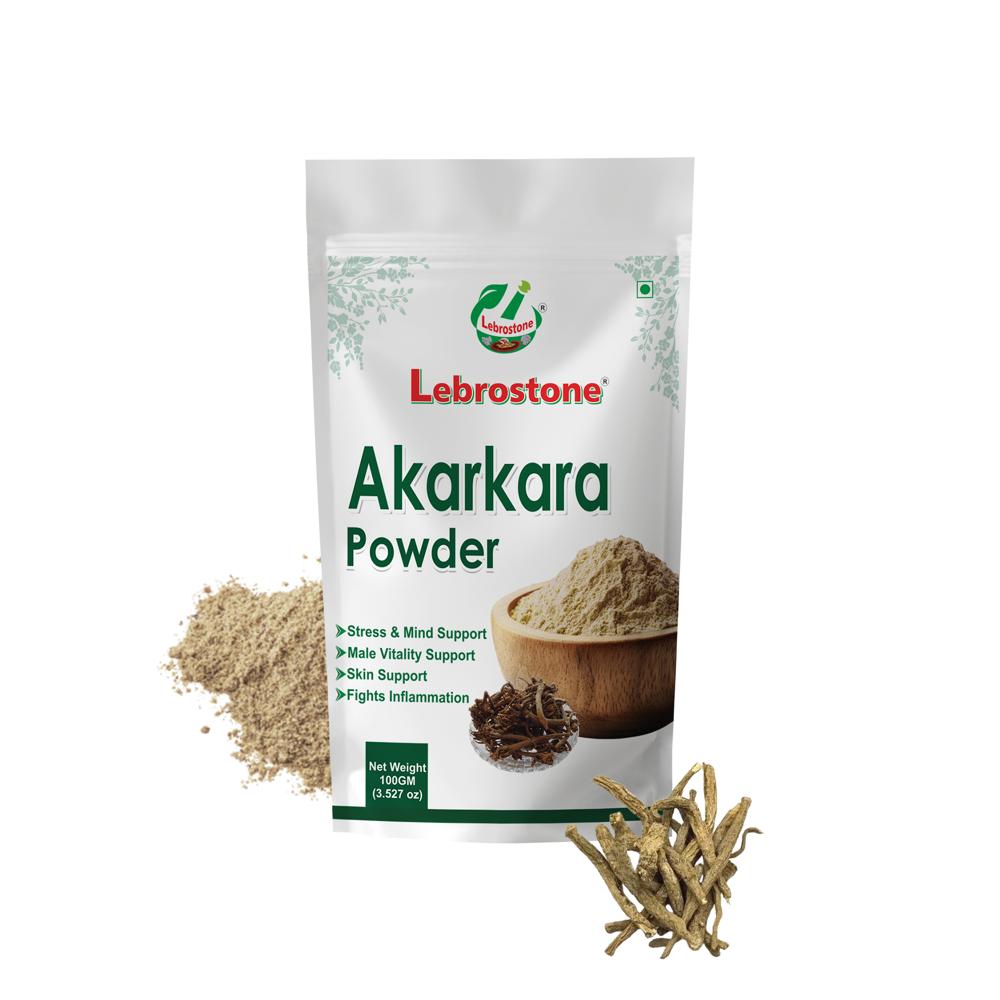 Lebrostone Akarkara Powder | Supports Joint Comfort, Digestion, Oral Care & Detox|100g - Age Group: For Adults