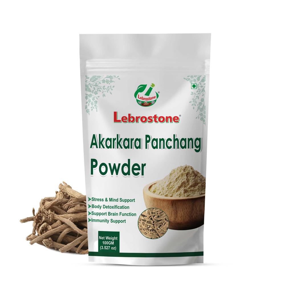 Lebrostone Akarkara Panchang Powder | Supports Immunity, Energy, Digestion & Oral Health|100g - Age Group: For Adults