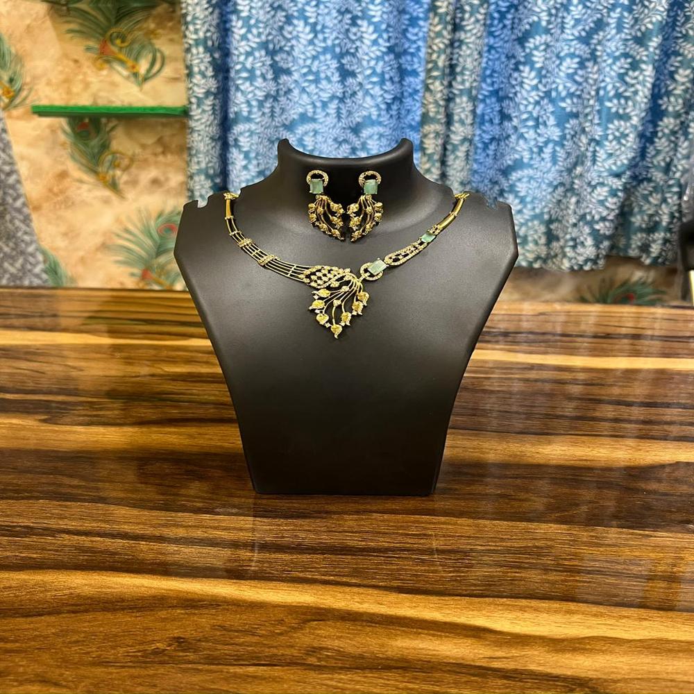 Mint Vine Elegance Necklace Set