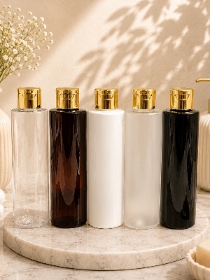 Sleek bottle with cap