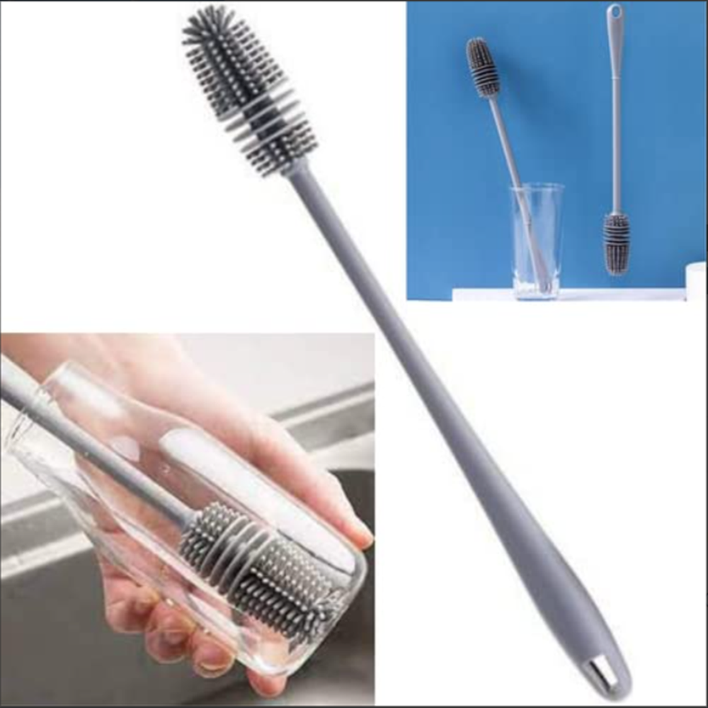 Silicone bottle brush