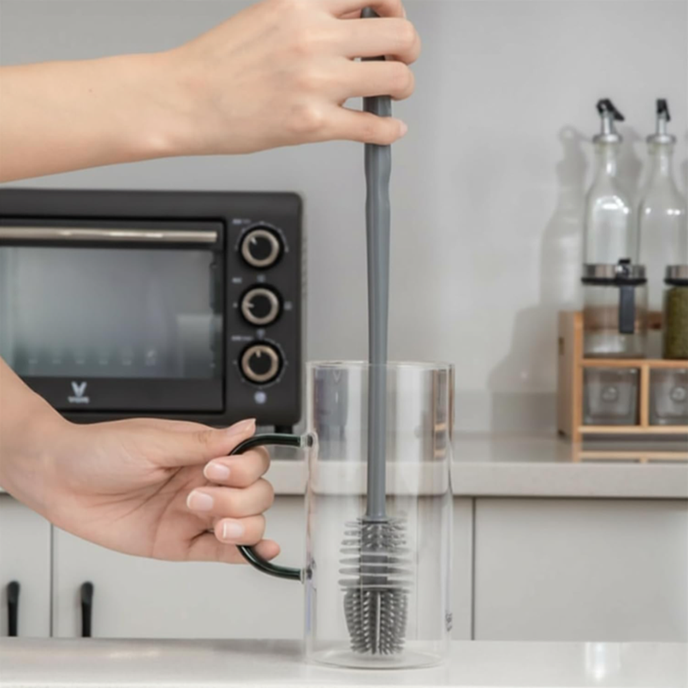 Silicone bottle brush