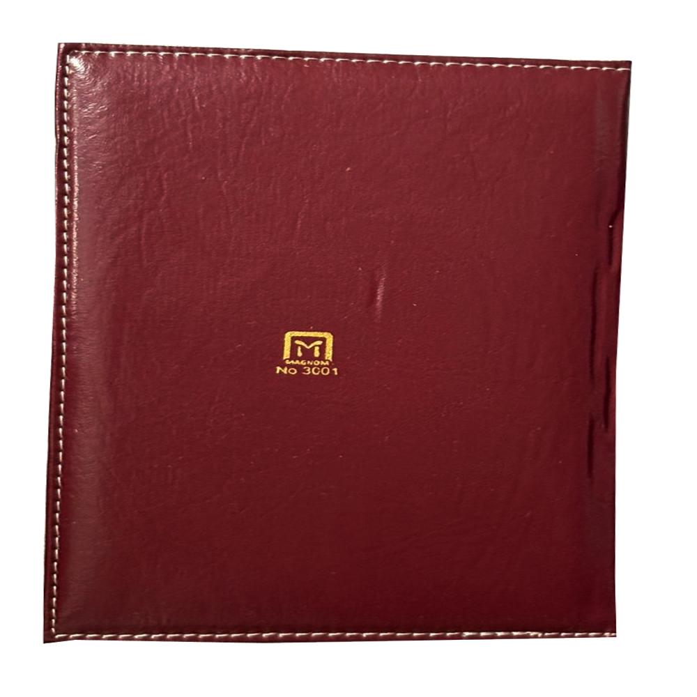 Excutive Notebook - 80% Paper 20% Pu Leather, 21x15 Cm, Brown/black | 192 Pages, Magnetic Clip Closure, Pen Holder, Splash Resistant Cover