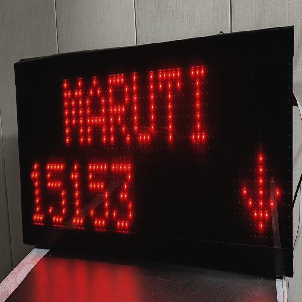 Stock Market LED Ticker Display