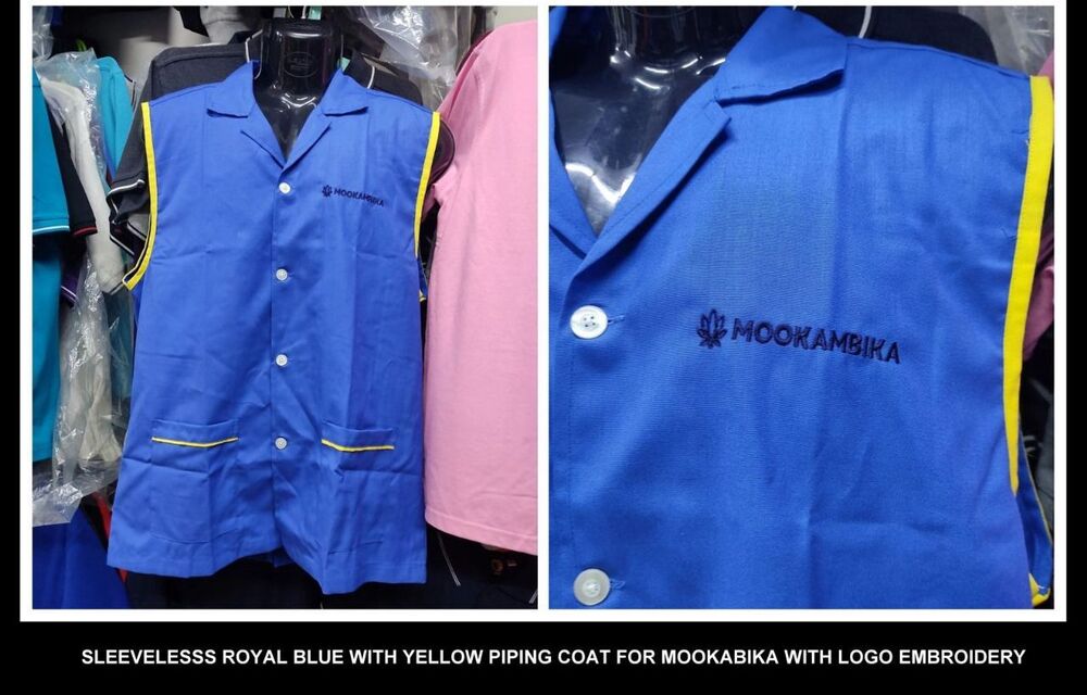 Sleeveless Worker Coat - Material: Jacquard