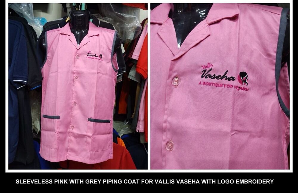 Sleeveless Worker Coat - Material: Jacquard