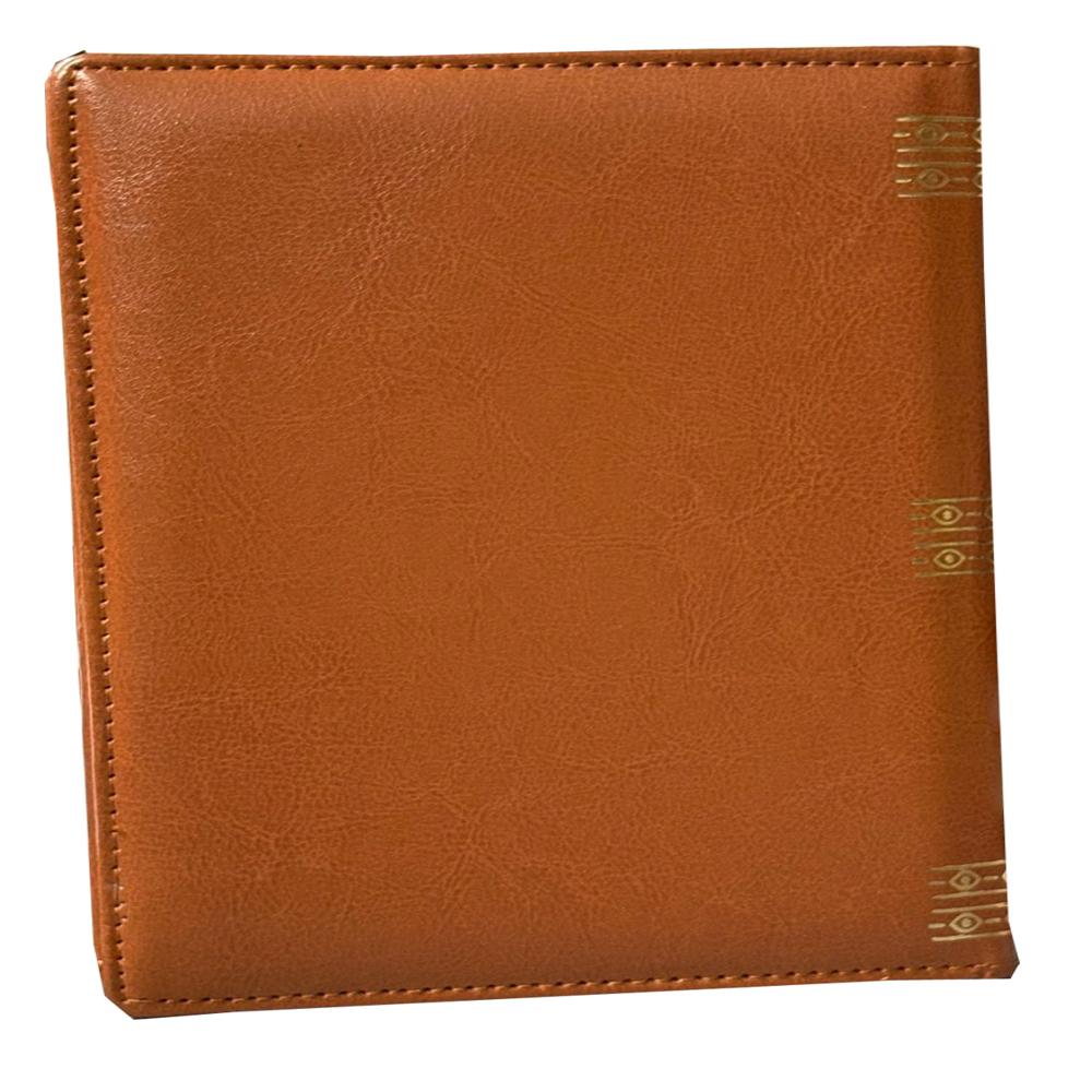Excutive Notebook - Pu Leather Cover, A5 Size, Classic Brown, 160 Ruled Pages, Elastic Band Closure